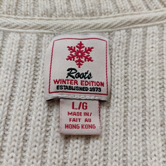 Vintage Roots Winter Edition Faux Fur Knit Vest Large - Picture 8 of 12